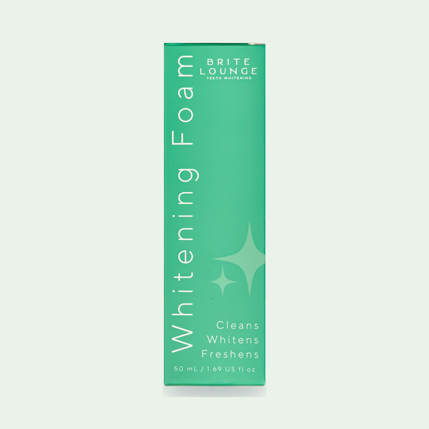 The Brite Lounge Whitening Foam carton